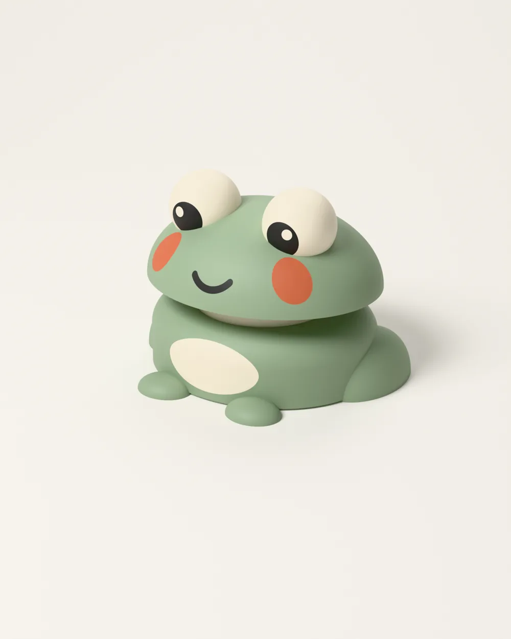 Frog Clicker — Japandi Sage