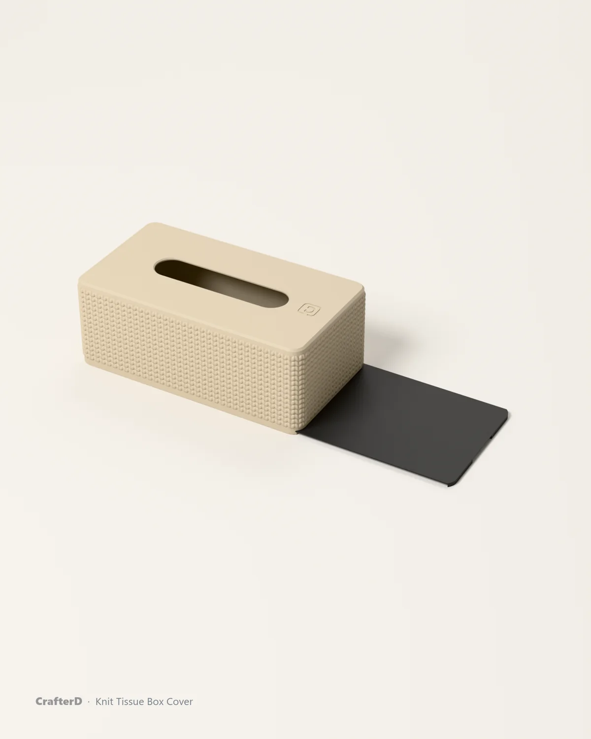 Knit Tissue Box Cover — refill