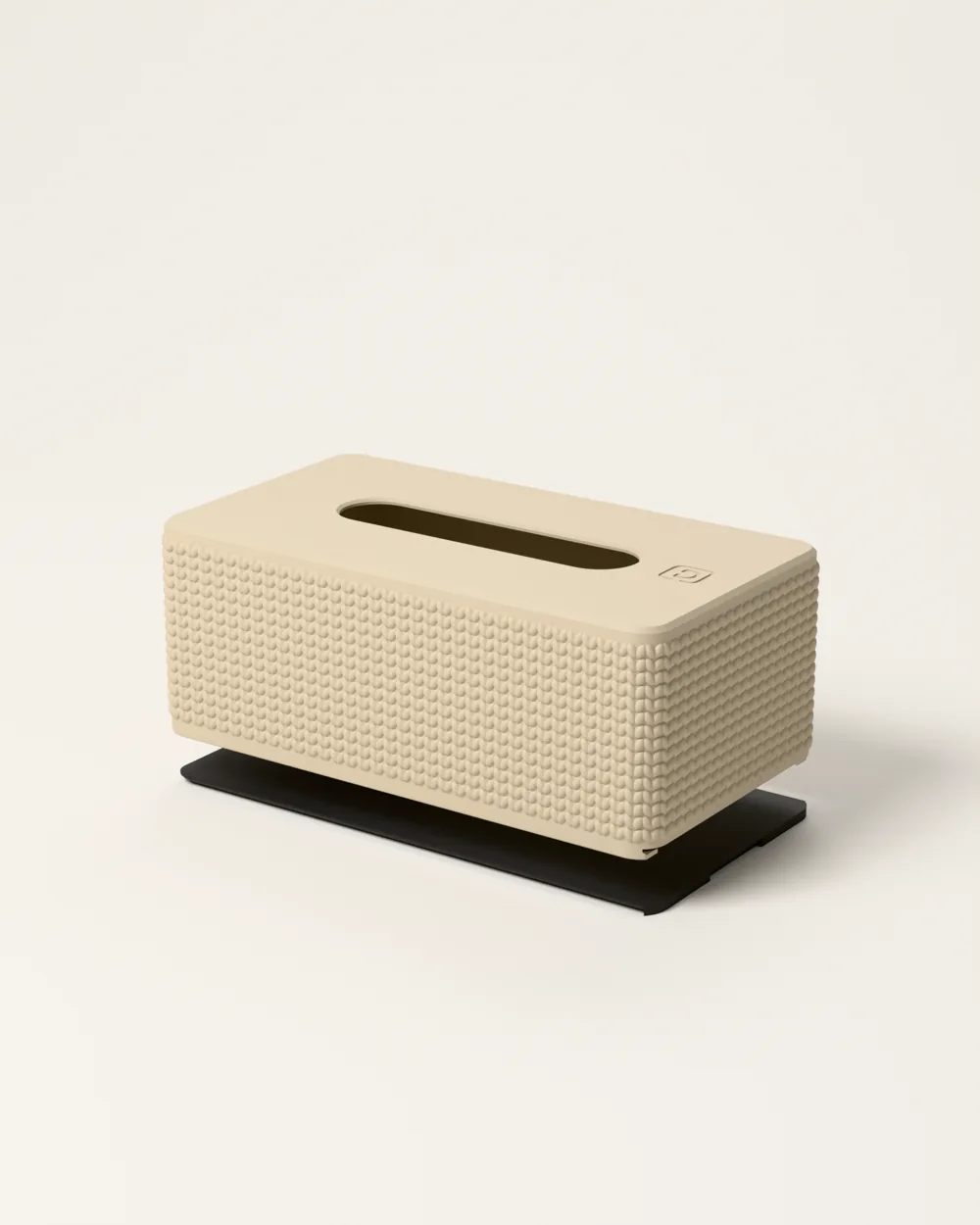 Knit Tissue Box Cover exploded view